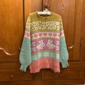 Wildfox Ski Bunny Sweater- Rare!